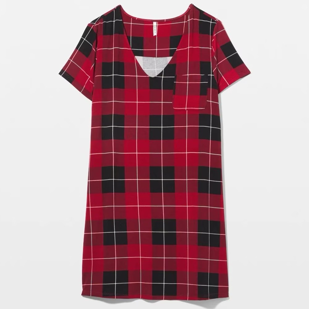 NWT Soma Cool Nights Short-Sleeve Sleepshirt - Picture 5 of 5